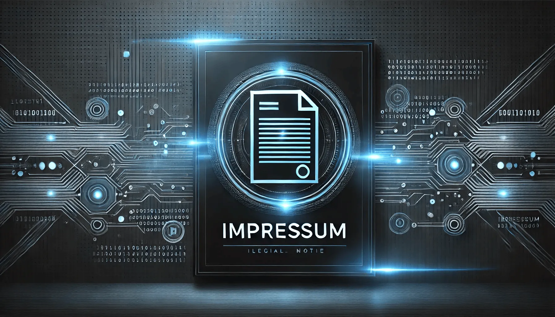 Impressum Banner